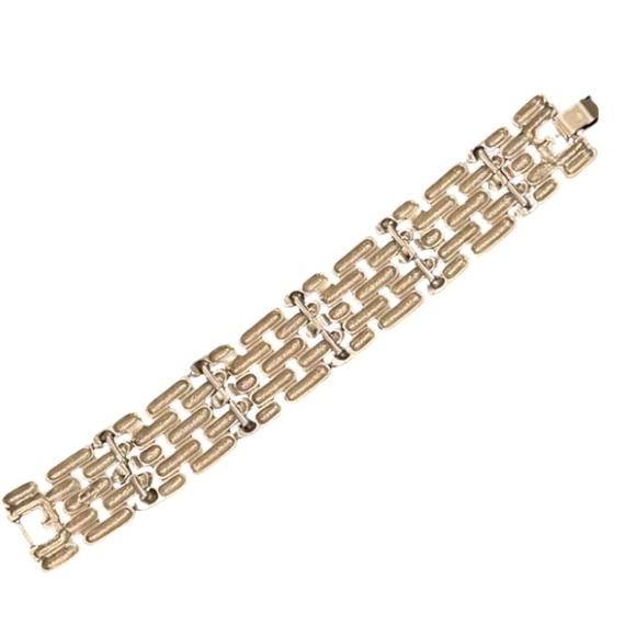 Givenchy Silver Plated Panther Chain Link Chunky Runway Bracelet - Picture 11 of 14